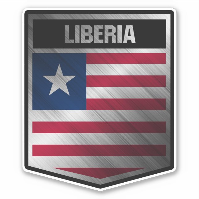 Liberia Aufkleber (Vorderseite)