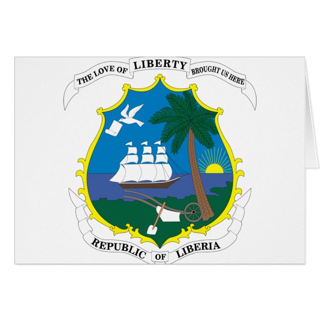 Liberia-Emblem (Vorderseite (Horizontal))