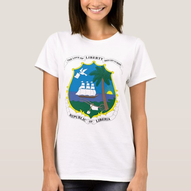 Liberia-Emblem T-Shirt (Vorderseite)