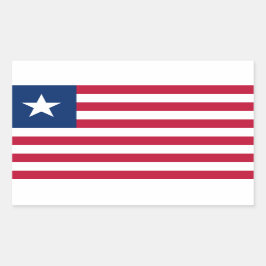 Liberia Flag Sticker