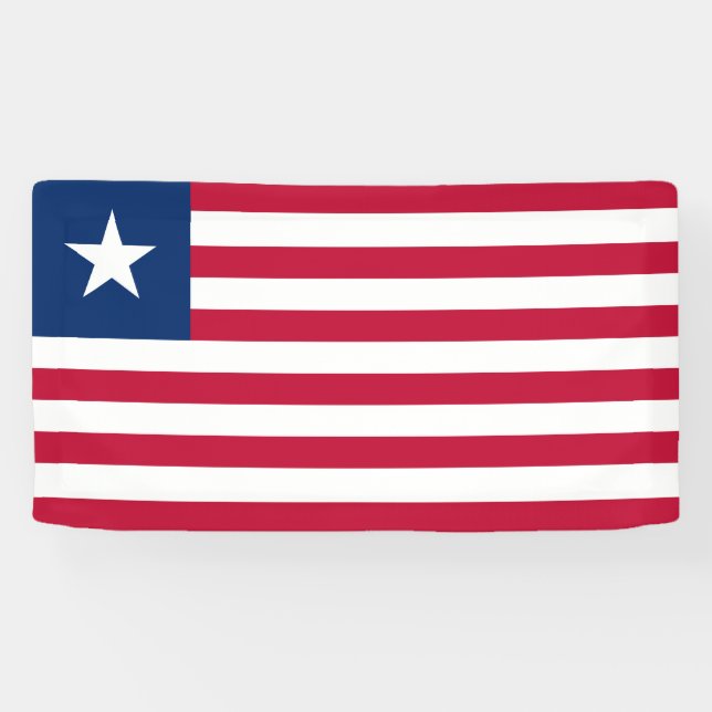 Liberia-Flagge Banner (Horizontal)