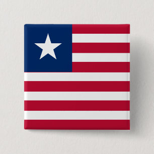 Liberia-Flagge Button