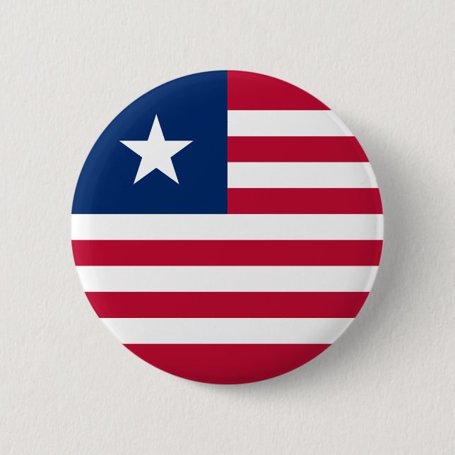 Liberia-Flagge Button (Vorderseite)