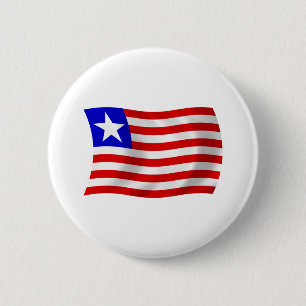 Liberia-Flagge-Button Button