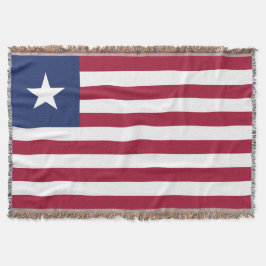 Liberia-Flagge Decke