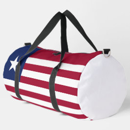 Liberia-Flagge Duffle Bag
