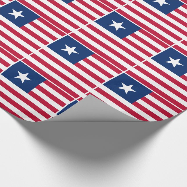 Liberia-Flagge Geschenkpapier (Ecke)