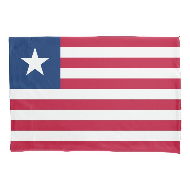 Liberia-Flagge Kissenbezug (Vorderseite)