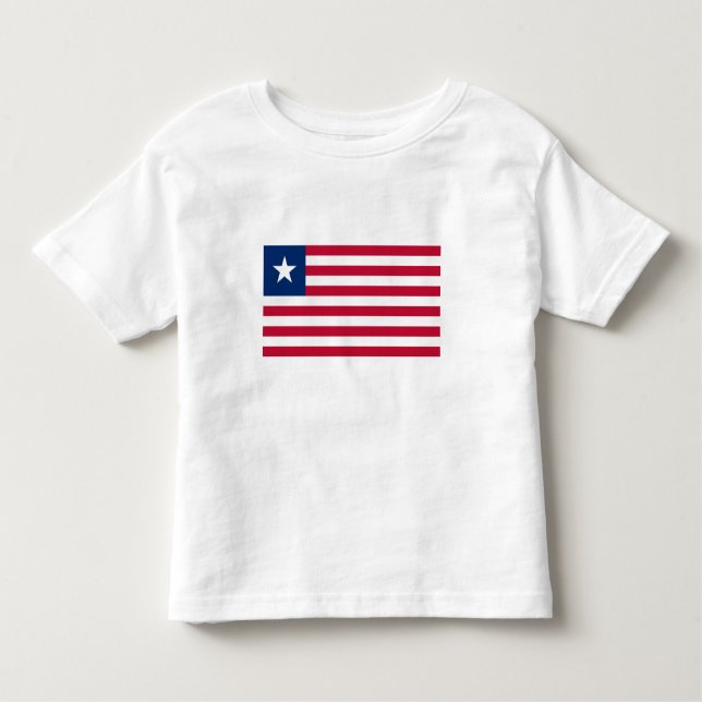 Liberia-Flagge Kleinkind T-shirt (Vorderseite)