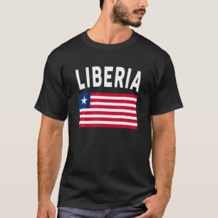 Liberia-Flagge Liberianische Priester Männer Fra T-Shirt