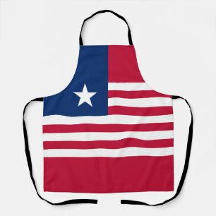 Liberia-Flagge Schürze