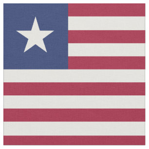 Liberia-Flagge Stoff