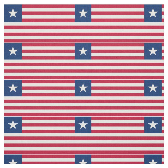 Liberia-Flagge Stoff (Muster)