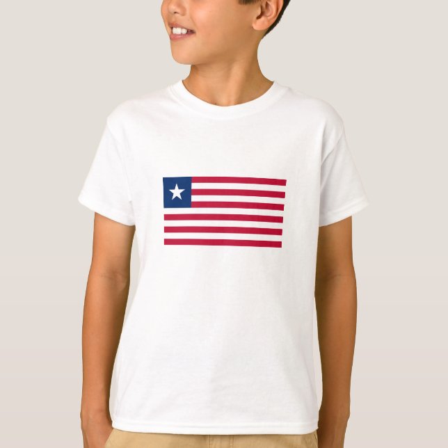 Liberia-Flagge T-Shirt (Vorderseite)