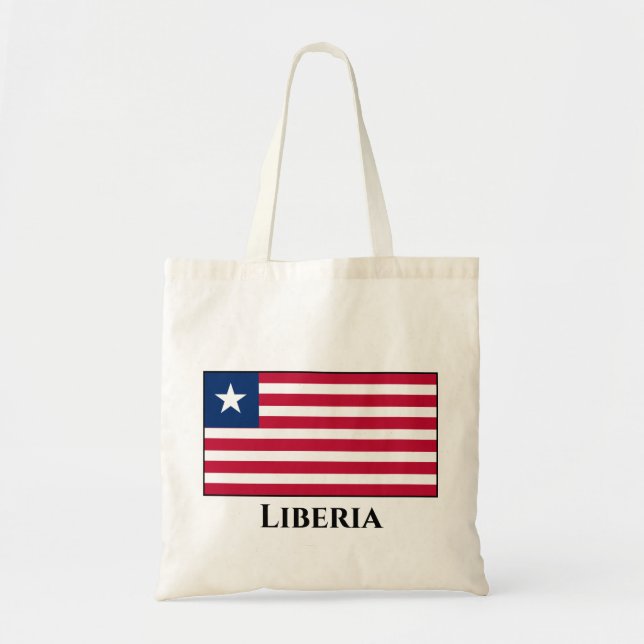 Liberia-Flagge Tragetasche (Vorne)