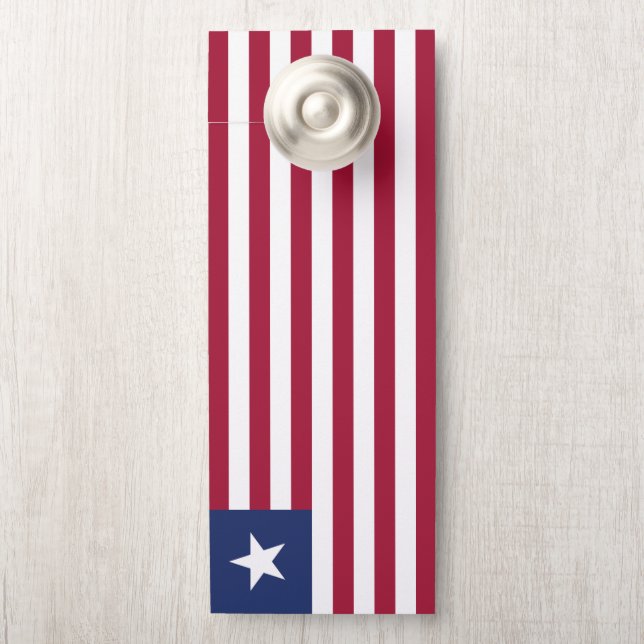 Liberia-Flagge Türanhänger (Auf Knauf)