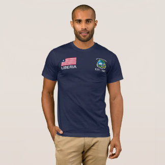 Liberia-Flaggen-T-Shirt T-Shirt