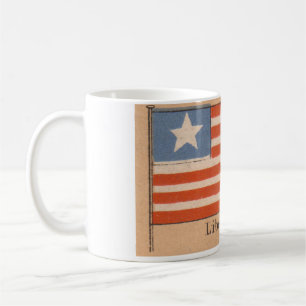 Liberia-Flaggen-Tasse Tasse