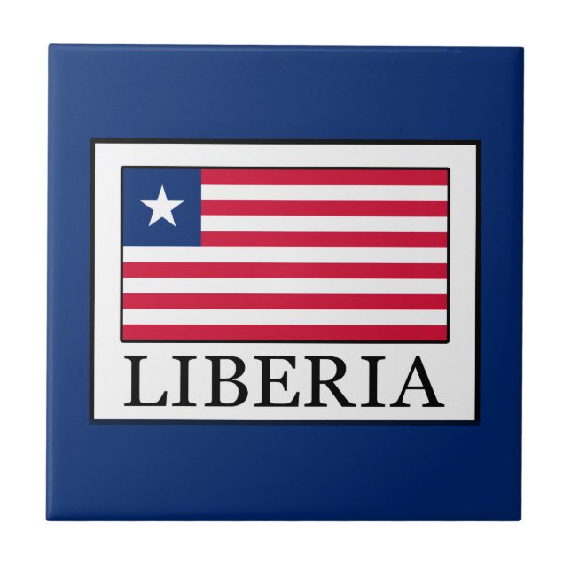 Liberia Fliese (Vorderseite)