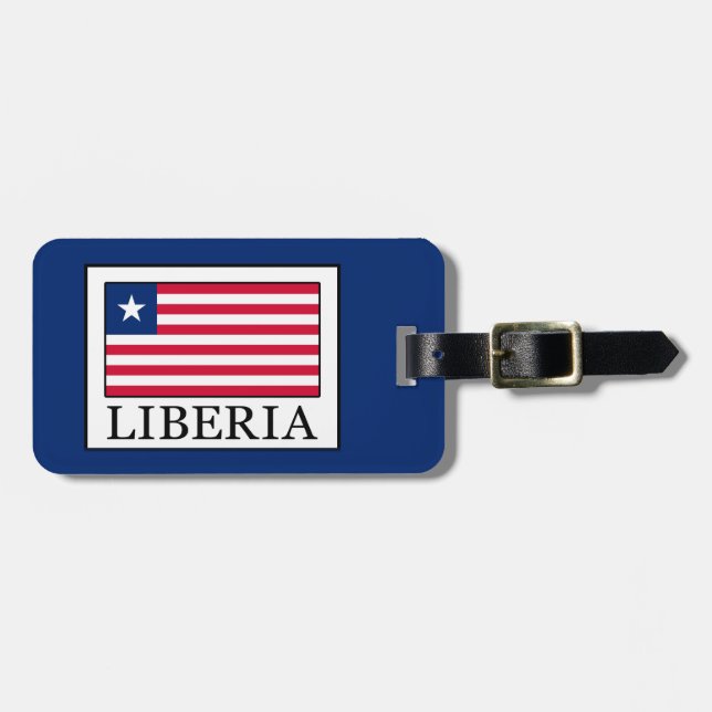 Liberia Gepäckanhänger (Vorderseite horizontal)