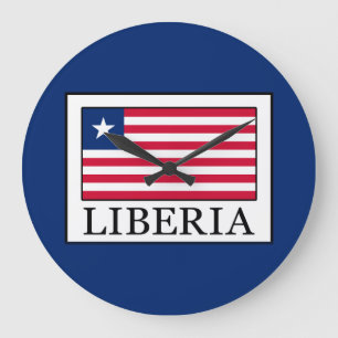 Liberia Große Wanduhr