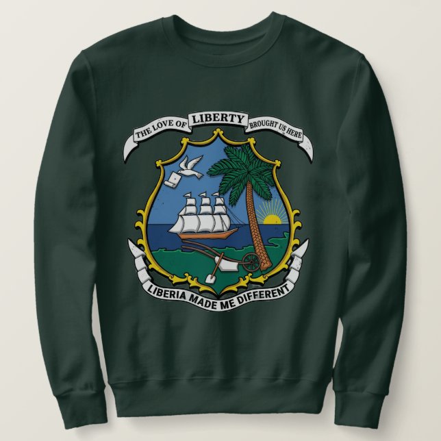 Liberia hat mich anders gemacht Sweatshirt  (Design vorne)