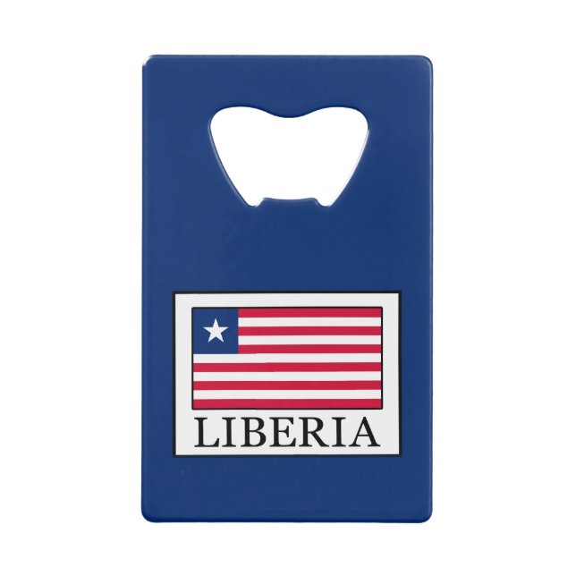 Liberia Kreditkartenflaschenöffner (Vorderseite)