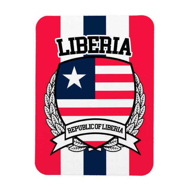 Liberia Magnet (Vertikal)