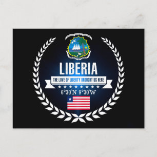 Liberia Postkarte