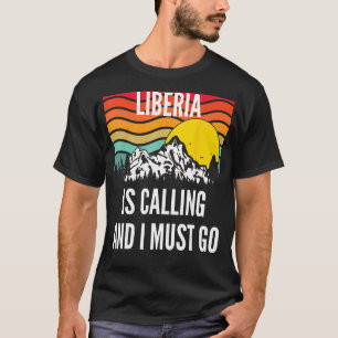 Liberia ruft und ich muss gehen, Wavy Sunset Desi T-Shirt
