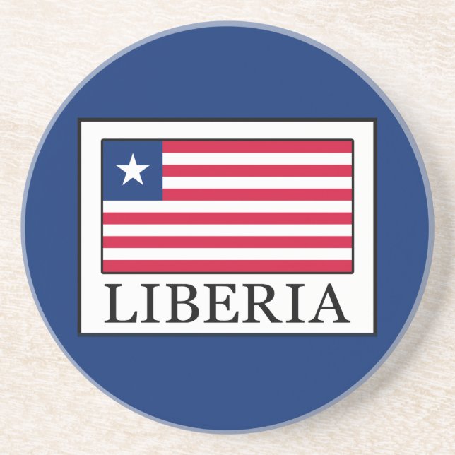 Liberia Sandstein Untersetzer (Vorne)