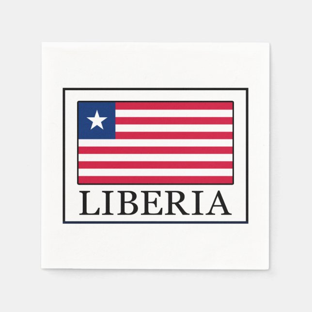 Liberia Serviette (Vorderseite)