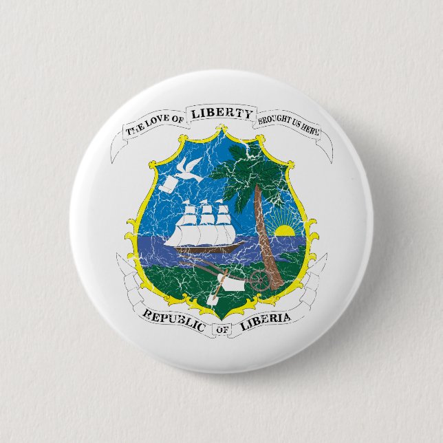 Liberia-Wappen Button (Vorderseite)
