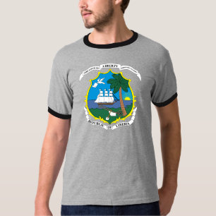 Liberia-Wappen Detail T-Shirt