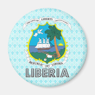 Liberia-Wappen Magnet