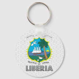 Liberia-Wappen Schlüsselanhänger