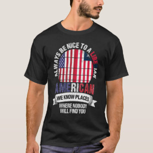 Liberian American Wir kennen Orte, an denen Countr T-Shirt