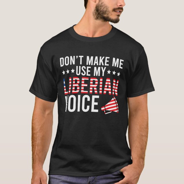 Liberian Voice Liberia Liberian Roots T-Shirt (Vorderseite)