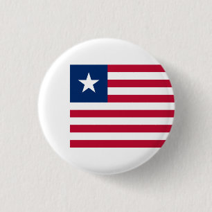Liberianische Flagge, Flagge Liberias Button