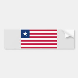 Liberianische Flagge (Liberia) Autoaufkleber
