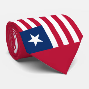 Liberianische Flagge (Liberia) Krawatte