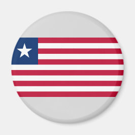 Liberianische Flagge (Liberia) Magnet