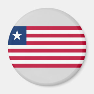 Liberianische Flagge (Liberia) Magnet