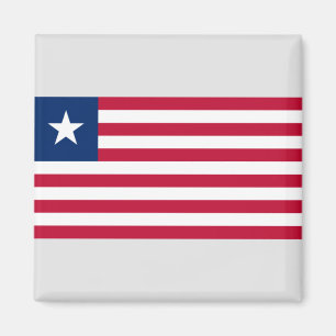 Liberianische Flagge (Liberia) Magnet