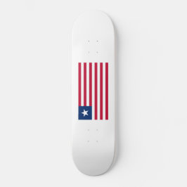 Liberianische Flagge (Liberia) Skateboard