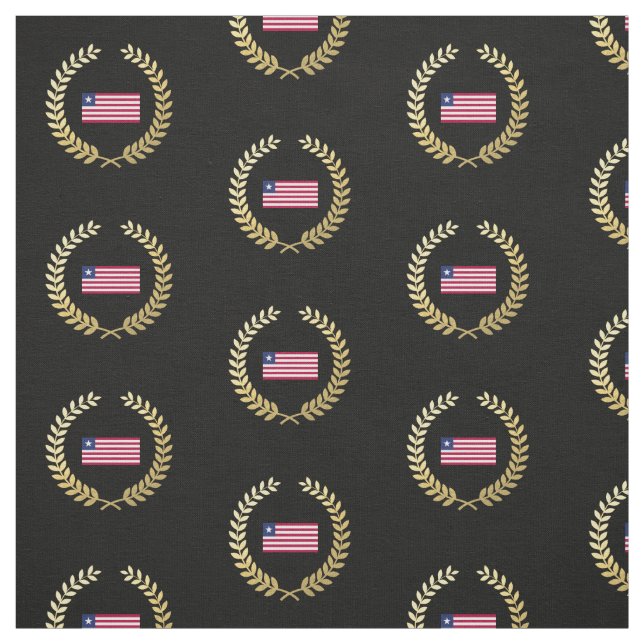 Liberianische Flagge Stoff (Muster)