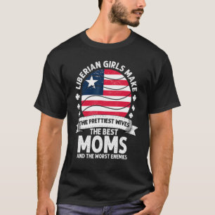Liberianische Mama Mütter Day Mama Liberian Americ T-Shirt