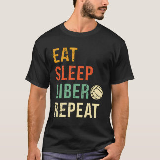 Libero Defense Varsity Volleyball Player Ns T-Shirt