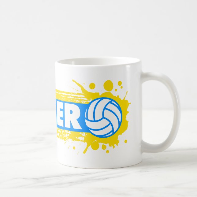 Libero-Volleyball Kaffeetasse (Rechts)
