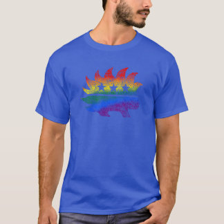 Libertärer Regenbogen-Stachelschwein-Fri im abgenu T-Shirt